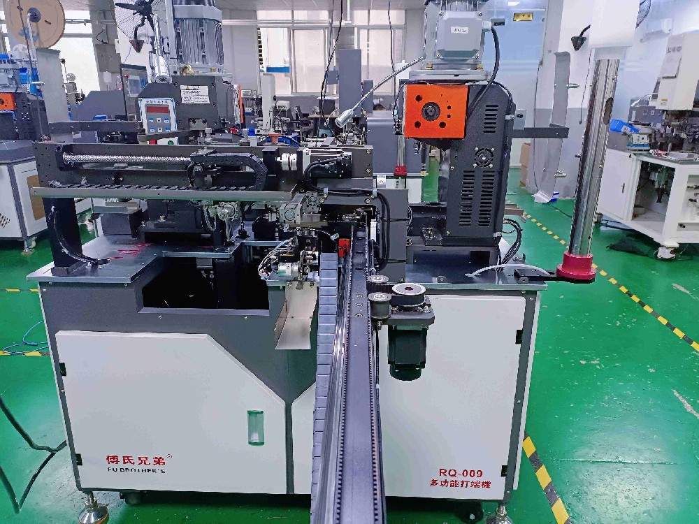 全自動并線打端子機，排線打端機，護套線靜音端子機