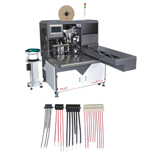 RQ-019全自動(dòng)插膠殼機(jī)，穿膠殼機(jī)長(zhǎng)短線(xiàn)